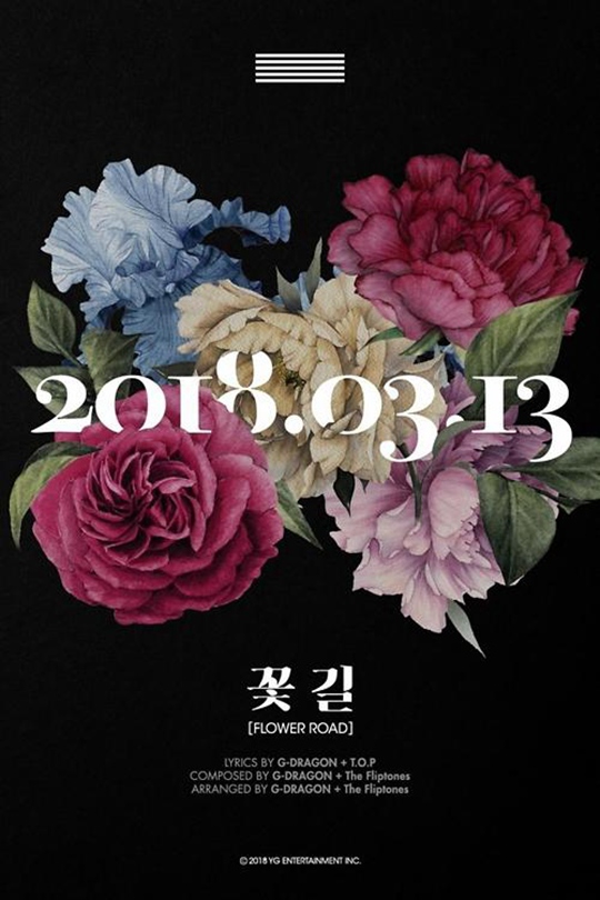 Bigbang新曲《花路》席卷中日韩音乐榜单展现超高人气（图）