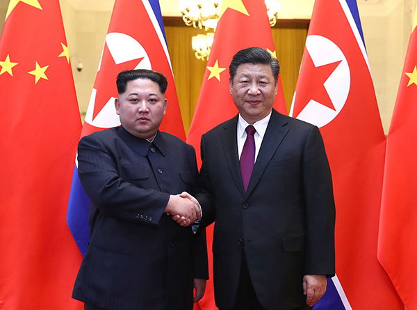 金正恩三个月内第三次访华中朝两国领导人都谈了什么？