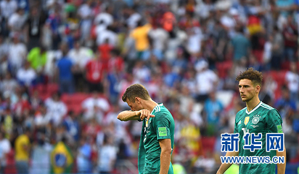 俄罗斯世界杯F组爆冷：德国队不敌韩国队无缘16强（图）