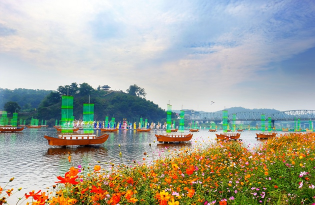 第64届“百济文化节”：复原1400余年前海上王国